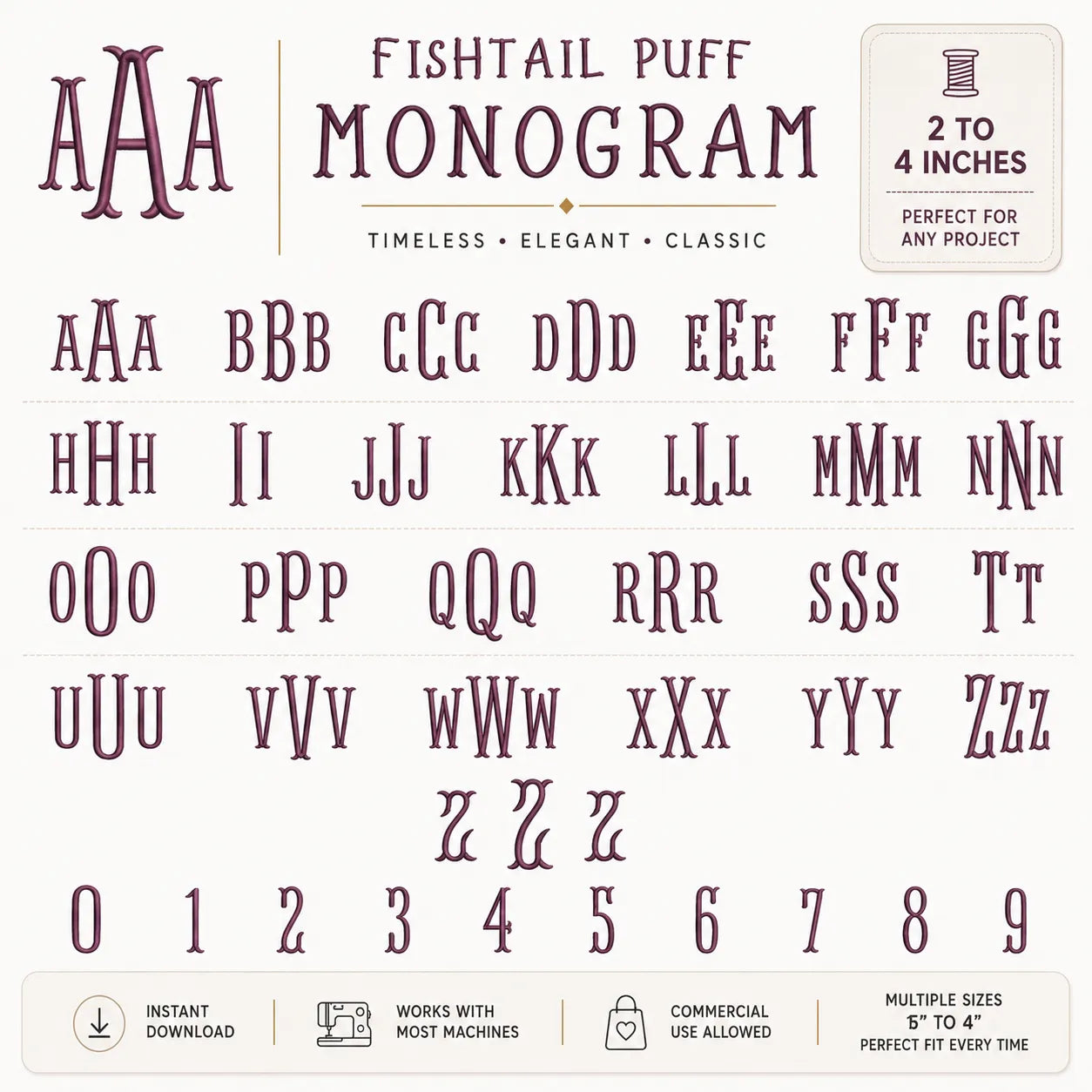 Bundle Of 13 Alphabet Machine Embroidery Designs