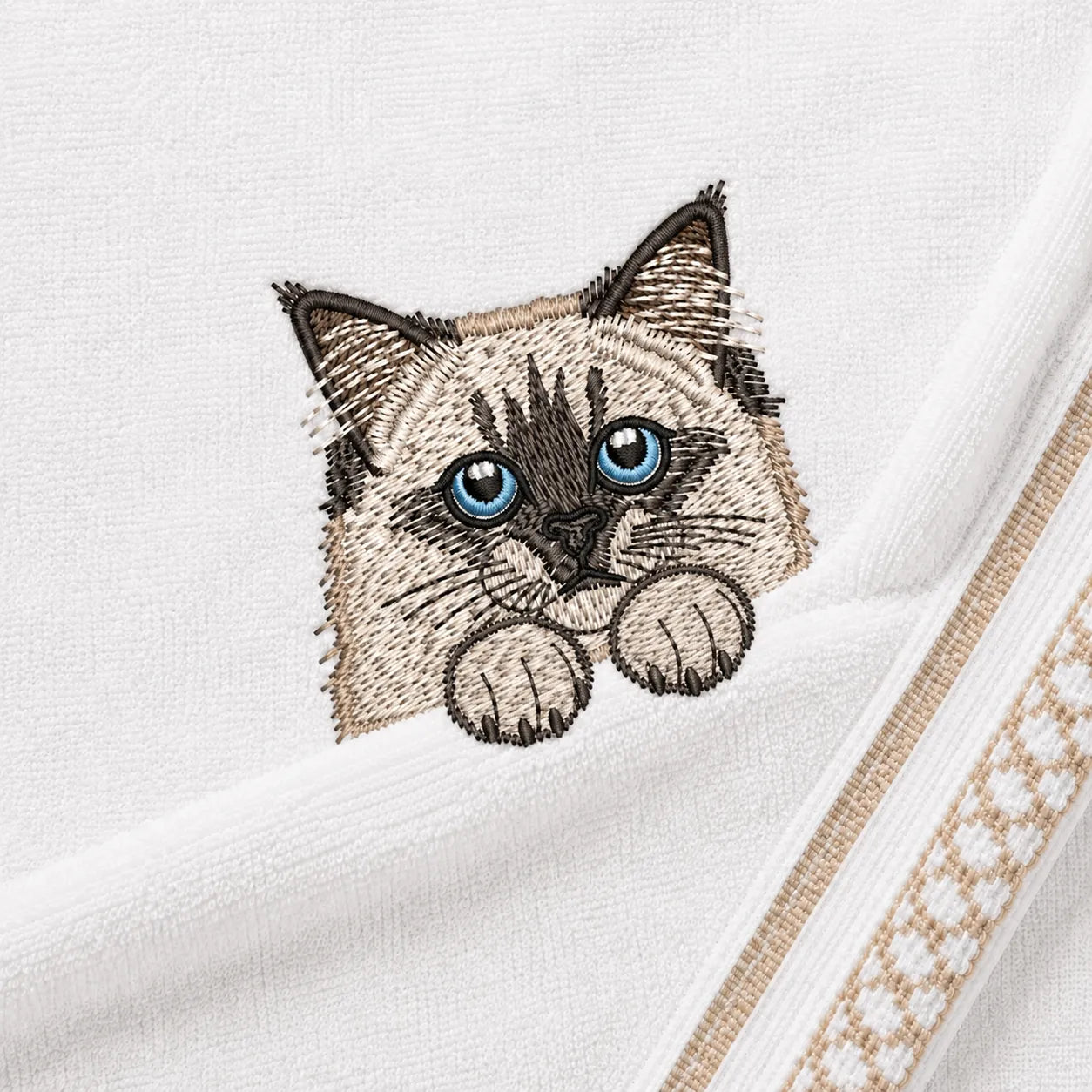 Peeking Cats Embroidery Designs Bundle