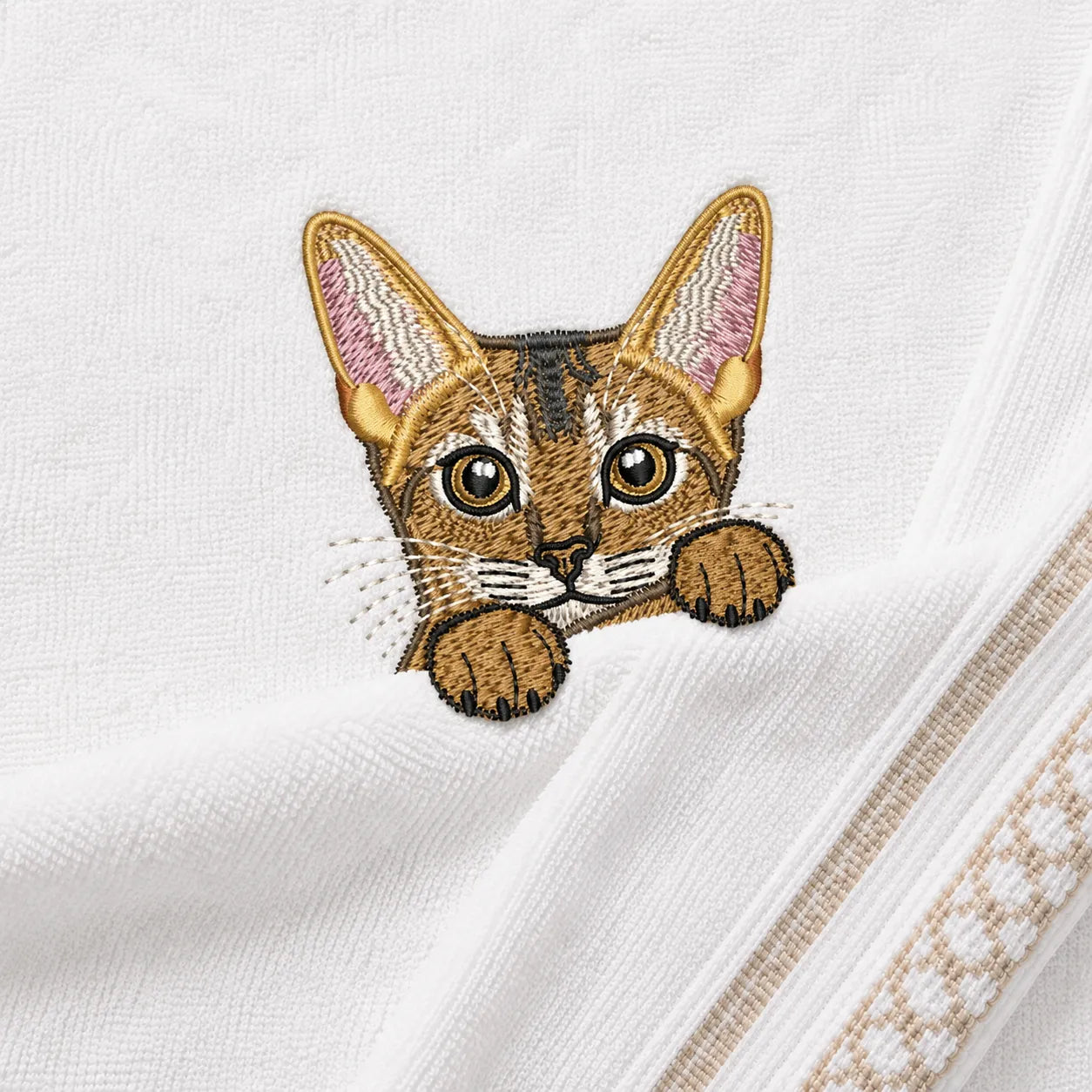 Peeking Cats Embroidery Designs Bundle