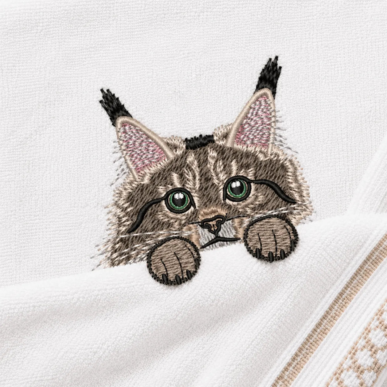 Peeking Cats Embroidery Designs Bundle