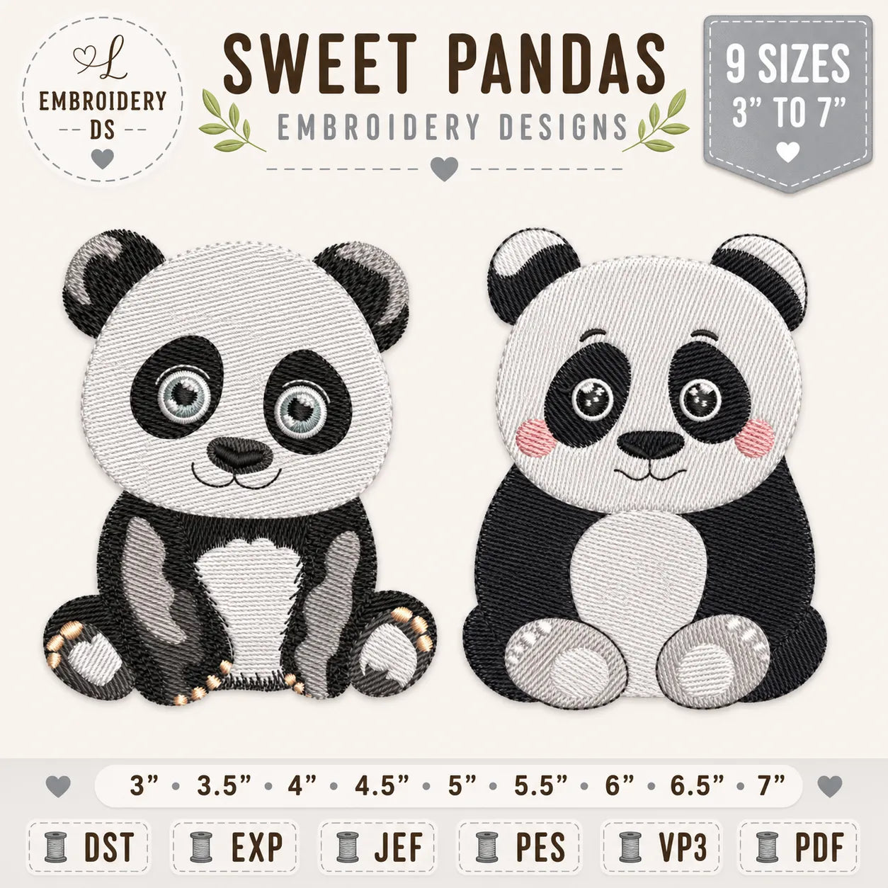 26 Safari Animal Machine Embroidery Designs Bundle