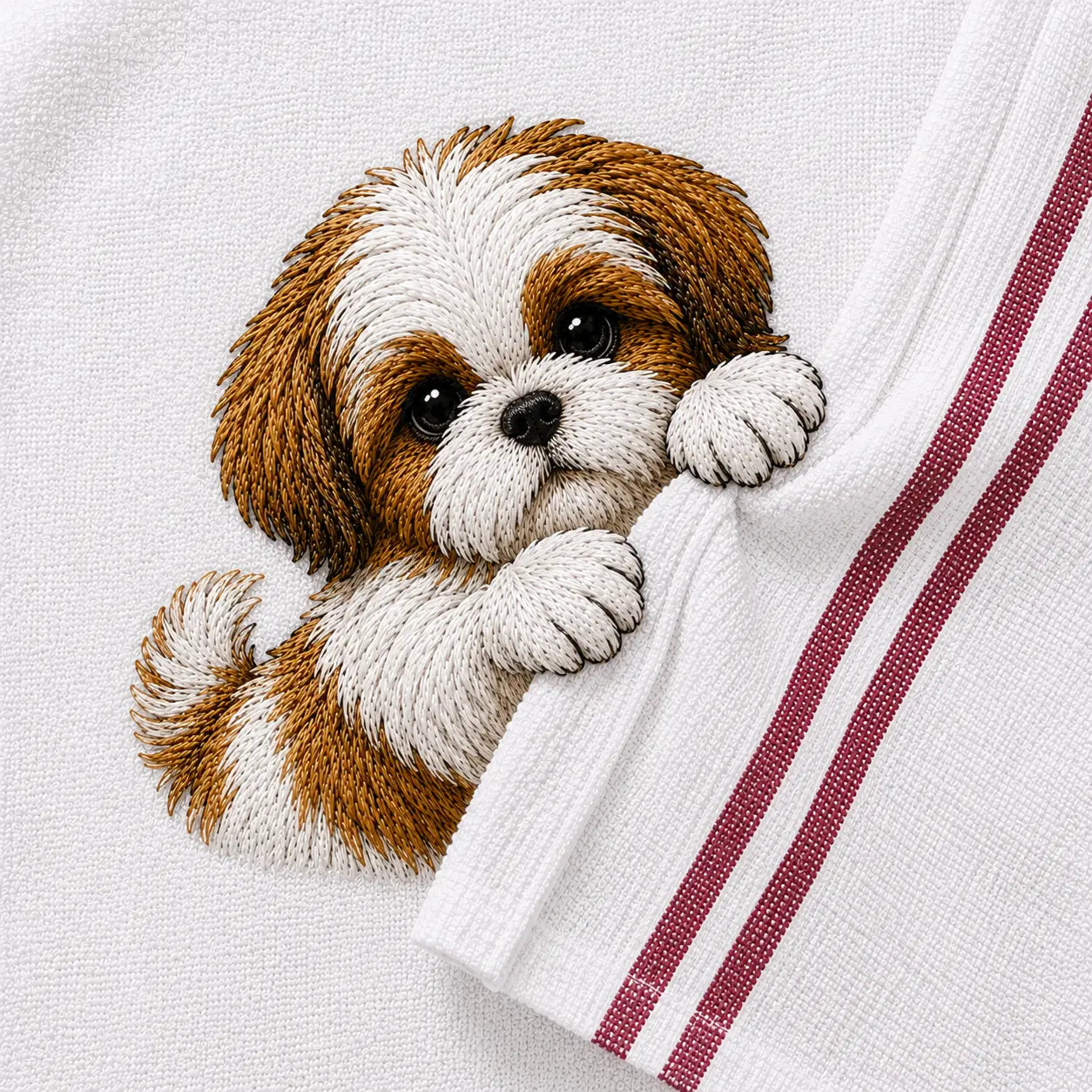Peeking Puppy Machine Embroidery Designs Bundle
